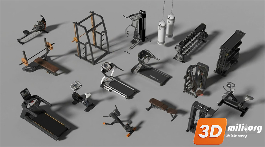 Fitness Equipment Skp Files